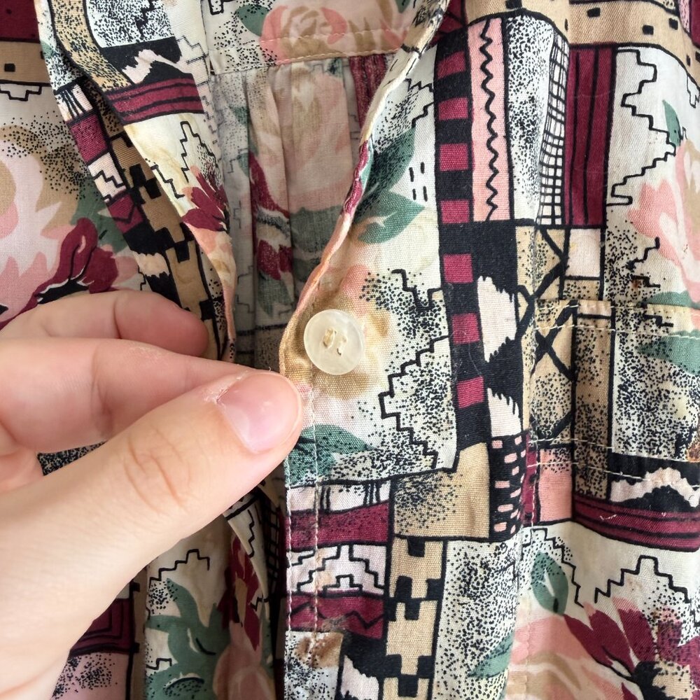 3/$30 🌟 Vintage Men's Krazy Kat Button Down - Picture 3 of 5